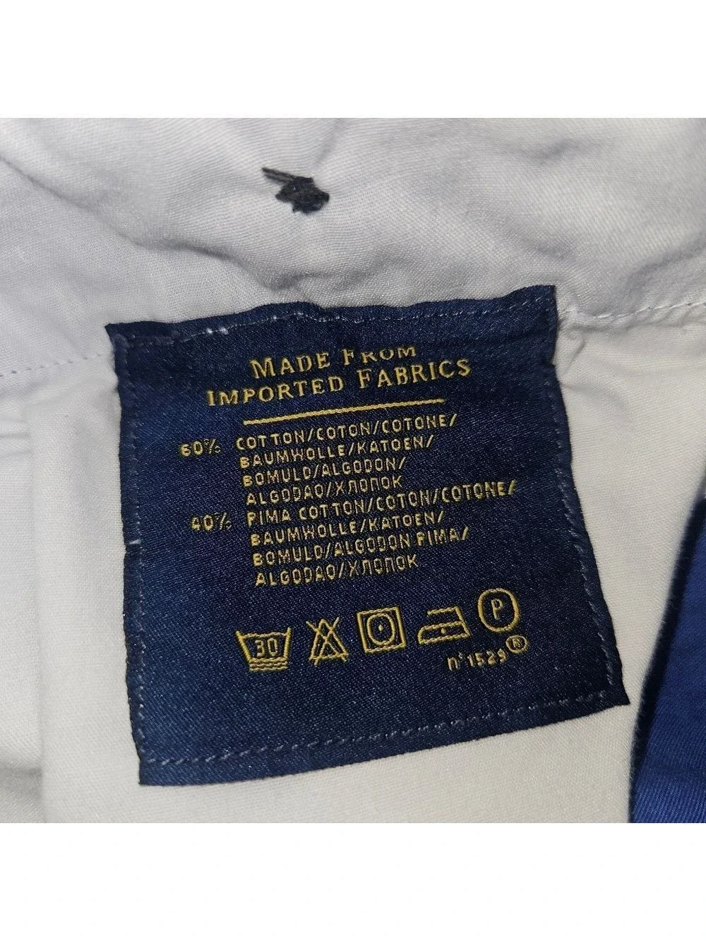 Polo Ralph Lauren Chino Classic Fit Shorts Blue 30W 9”